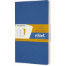 Блокнот MOLESKINE VOLANT LARGE, линейка, синий/желтый янтарный QP721B41M17