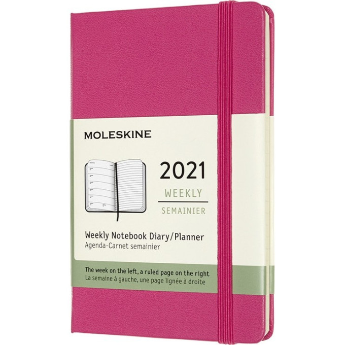 Еженедельник MOLESKINE CLASSIC WKLY POCKET 21 (фуксия) DHD1312WN2