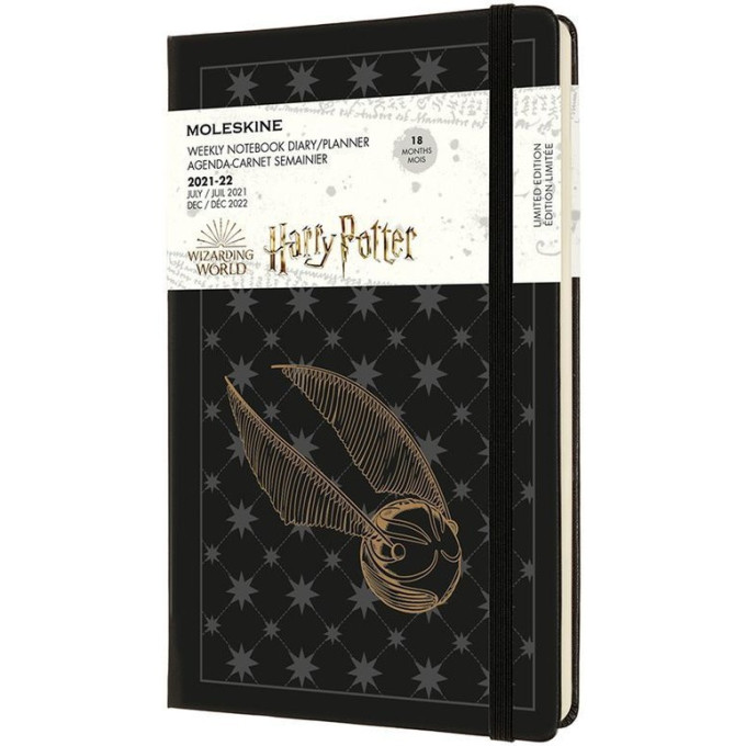 Еженедельник MOLESKINE LE HARRY POTTER LARGE (черный) DHP18WN3